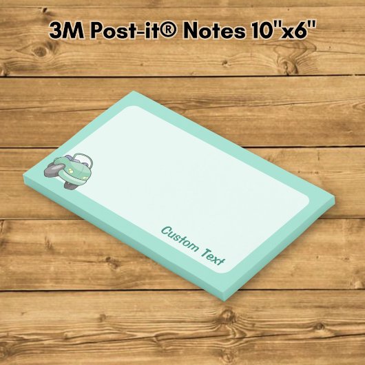 Post-it® Voiture de dessin animé vert menthe
