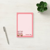 Post-it® Voiture de dessin de porc (Bureau)