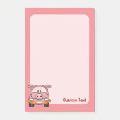 Post-it® Voiture de dessin de porc (Devant)