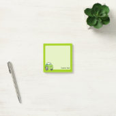Post-it® Voiture de dessin écologique Lime (Bureau)