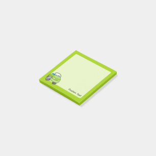 Post-it® Voiture de dessin écologique Lime