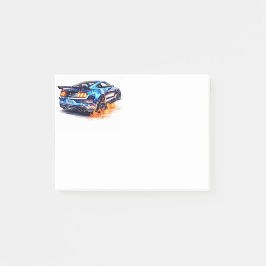 Post-it® Voiture de muscle (Devant)