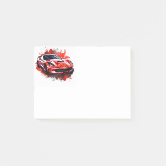 Post-it® Voiture Musclée (Devant)