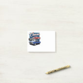 Post-it® Voitures classiques des années 50 et 60 (Sur un bureau)