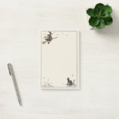 Post-it® Vol de sorcière non ligné 4" x 6" (Bureau)