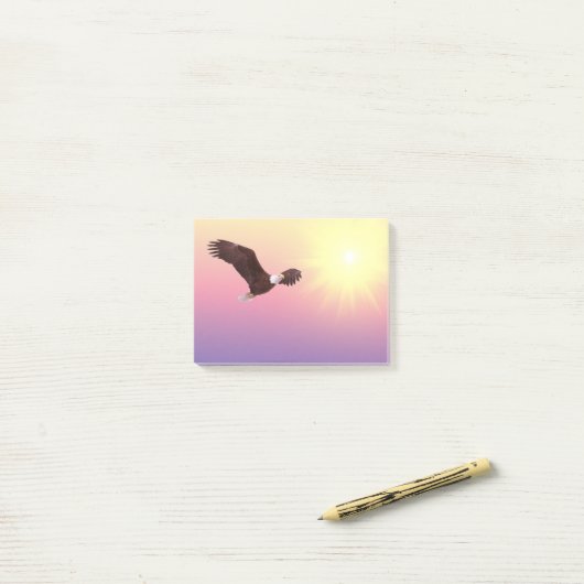 Post-it® Vol d'Eagle (Sur un bureau)