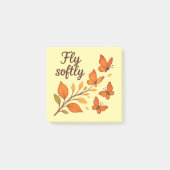 Post-it® Voler doucement - Papillons d'automne Notes postal (Devant)