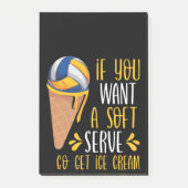 Post-it® Volley-ball icream (Devant)