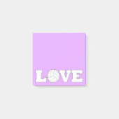 Post-it® Volleyball LOVE Sports Coach ou Player Desktop (Devant)