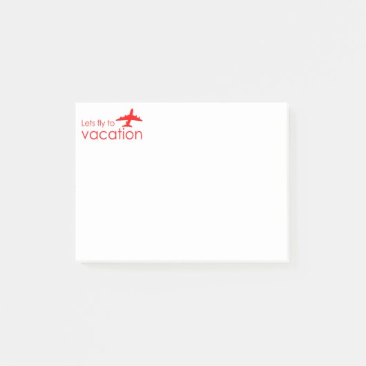 Post-it® Vols en vacances (Devant)