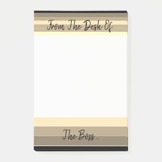 Post-it voor de baas post-it® notes (Voorkant)