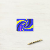 Post-it® Vortex bleu (Sur un bureau)