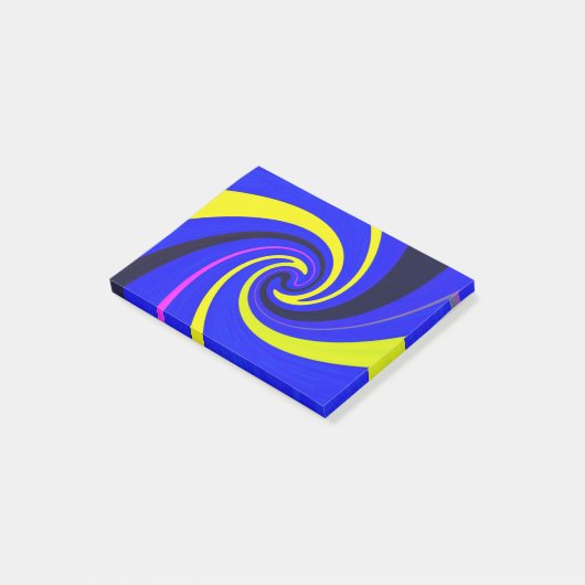 Post-it® Vortex bleu (Incliné)