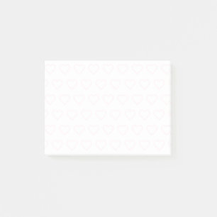 Post-it® Vos Notes Sticky avec Coeurs - Couleurs Personnali