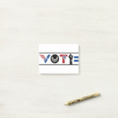 Post-it® VOTE American, RBG, USPS, BLM, Peace and Equality (Sur un bureau)