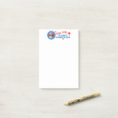 Post-it® Vote pour Frenchie (Sur un bureau)