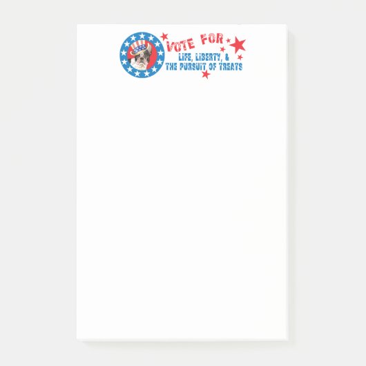 Post-it® Vote pour Frenchie (Devant)