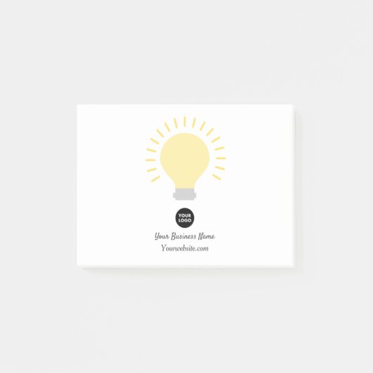 Post-it® Votre ampoule Logo Light (Devant)