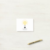 Post-it® Votre ampoule Logo Light (Sur un bureau)