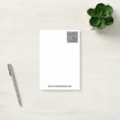 Post-it® Votre code QR Texte personnalisé Notes de votre en (Bureau)