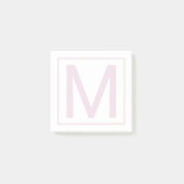 Post-it® Votre initiale | En bloc (Devant)