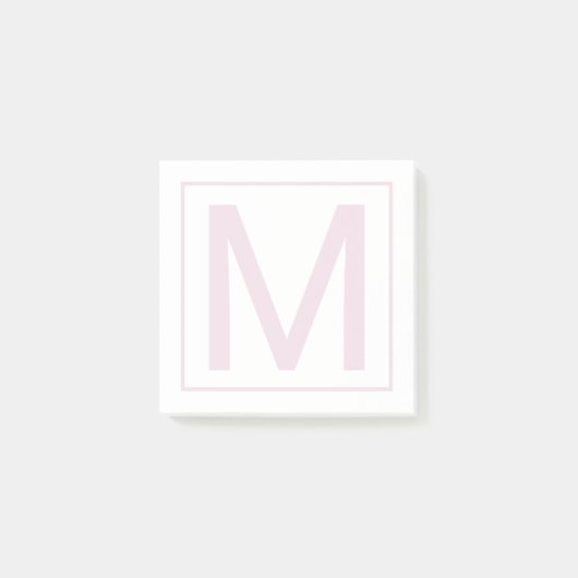 Post-it® Votre initiale | En bloc (Devant)