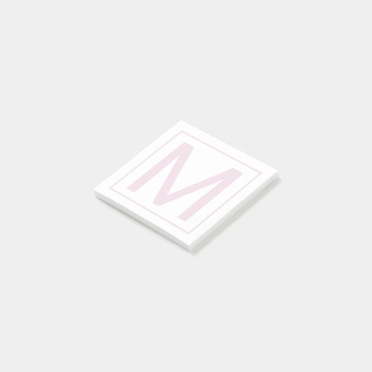 Post-it® Votre initiale | En bloc (Incliné)