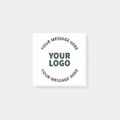 Post-it® Votre logo, conception, photo, oeuvre d'art ou aut (Devant)