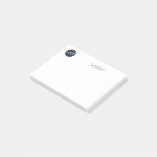 Post-it® Votre logo d'entreprise et votre site Web d'entrep
