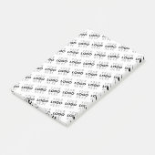 Post-it® Votre logo simple motif diagonal répétitif (Incliné)