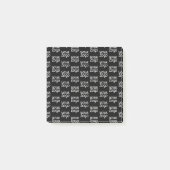 Post-it® Votre logo | Simple répétition Motif de logo (Devant)