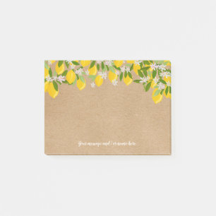 Post-it® Votre Message Citronnerie Rustique