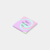 Post-it® Votre message ici ajouter texte nom monogramme ros (Incliné)