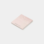 Post-it® Votre Message Rose Pailleté Or (Incliné)