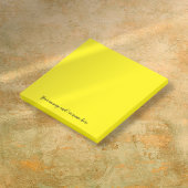Post-it® Votre message Vibrant Jaune clair