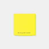 Post-it® Votre message Vibrant Jaune clair (Devant)