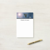 Post-it® Votre nom, Avion militaire, Avro Vulcan Post-it No (Sur un bureau)