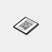 Post-it® Votre nom d'entreprise et votre code QR modifié (Incliné)