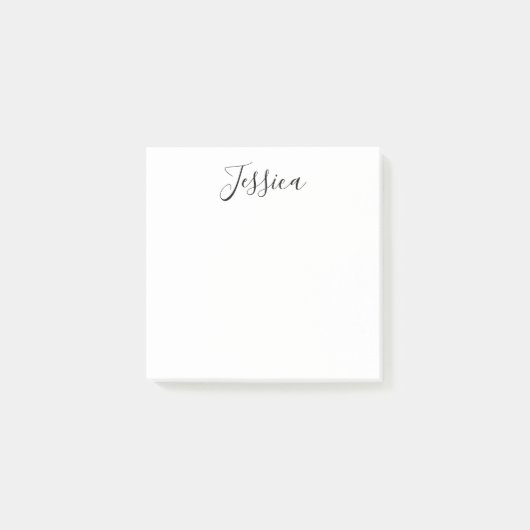 Post-it® Votre nom | Écriture élégante (Devant)