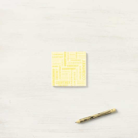 Post-it® Votre nom est partout (Sur un bureau)