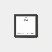 Post-it® Votre nom | Panier de golf (Devant)