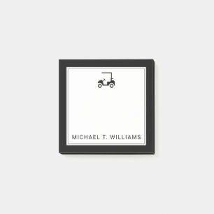 Post-it® Votre nom   Panier de golf