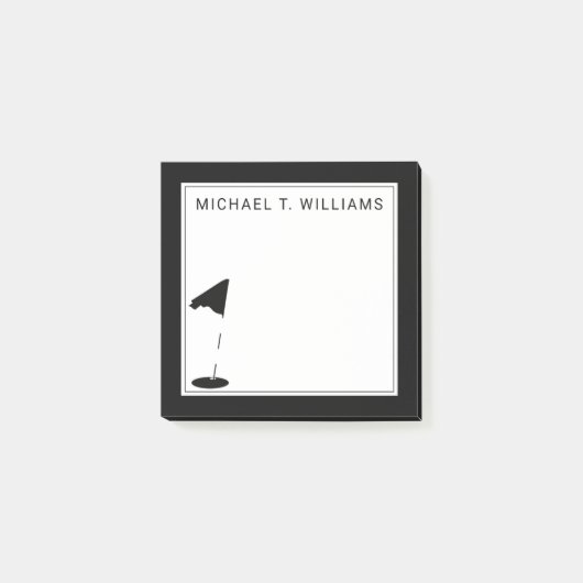 Post-it® Votre nom | Pavillon de golf (Devant)