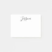 Post-it® Votre nom | Script élégant (Devant)