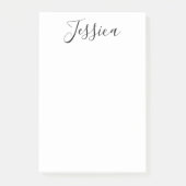 Post-it® Votre nom | Script élégant (Devant)