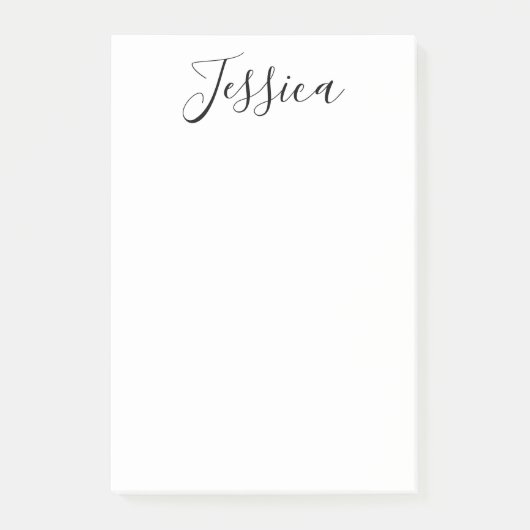 Post-it® Votre nom | Script élégant (Devant)