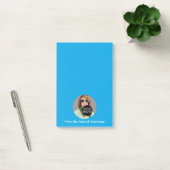 Post-it® Votre photo et message Personnaliser ce bleu facil (Bureau)