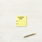 Post-it® Votre prochain rendez-vous ! (Sur un bureau)