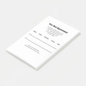 Post-it® Votre prochain rendez-vous Médecin du bureau Rappe (Incliné)