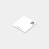 Post-it® Votre QR Code Scan Info Texte Publier des notes (Incliné)